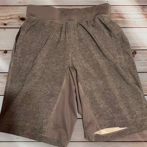 🍋*🍋Lululemon Grey Workout Lined Shorts.